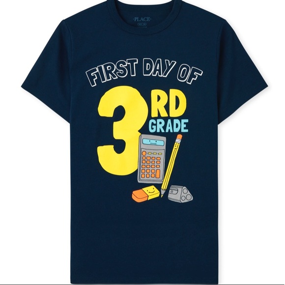 Boys Third Grade Graphic Tee